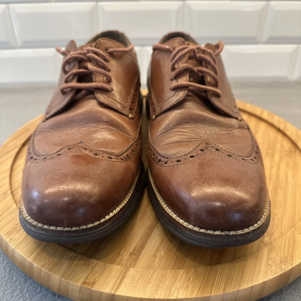 Cole Haan Brown Wingtip Oxfords